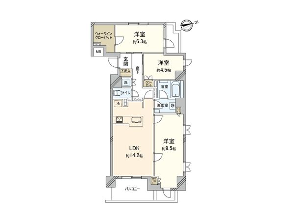 ヴェレーナ練馬北町 間取図(平面図) 間取図(平面図)