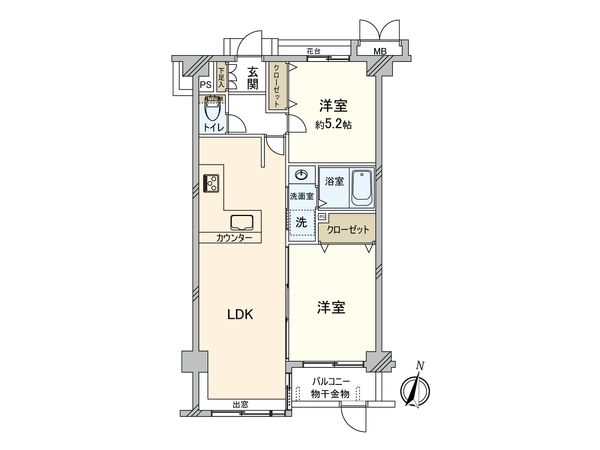 オークラハイム成増 間取図(平面図) オークラハイム成増 間取図(平面図)