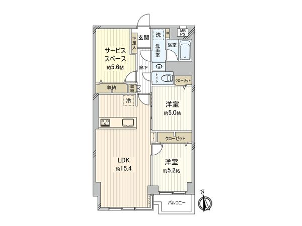 ワコー徳丸マンション 間取図(平面図)