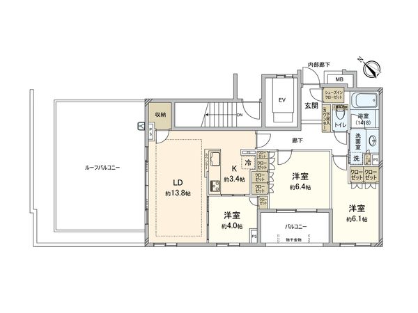 ファインレジデンス成増ザ・テラス 間取図(平面図) ファインレジデンス成増ザ・テラス 間取図(平面図)