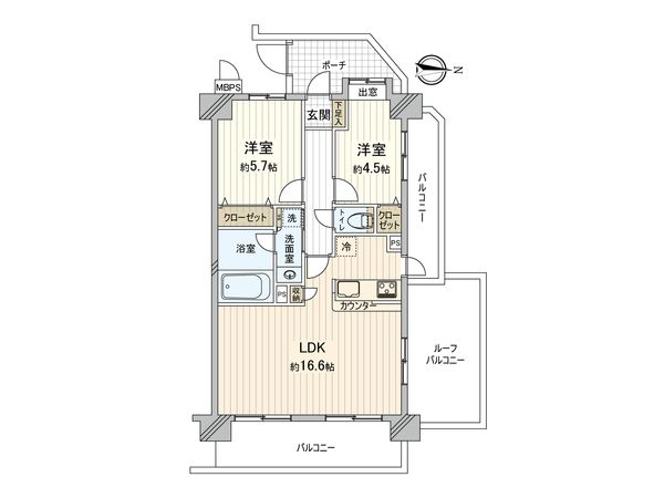 ライオンズガーデンコート練馬北町 間取図(平面図) 間取図(平面図)