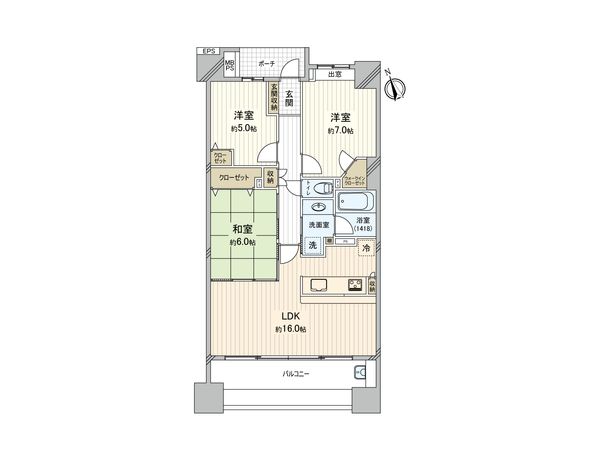 ライオンズガーデン成増ヴィスタヒル エアリーコート 間取図(平面図) ライオンズガーデン成増ヴィスタヒル エアリーコート 間取図(平面図)