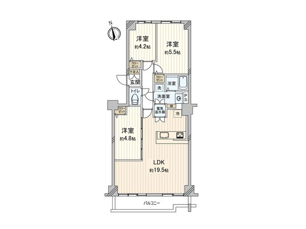 シーアイハイツ和光 E号棟 間取図(平面図) 間取図(平面図)