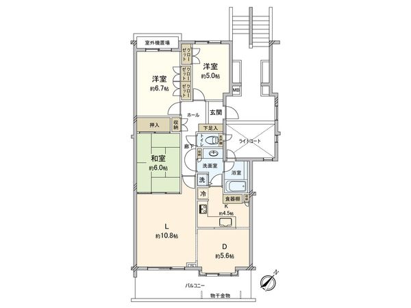 パーク・ハイム氷川台西 間取図(平面図) パーク・ハイム氷川台西 間取図(平面図)