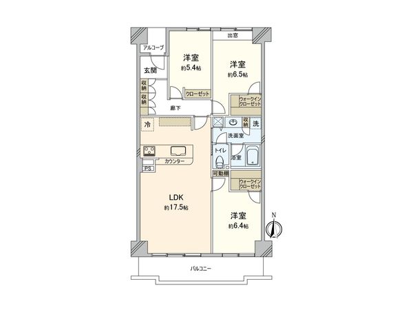 成増ハウス 間取図(平面図)