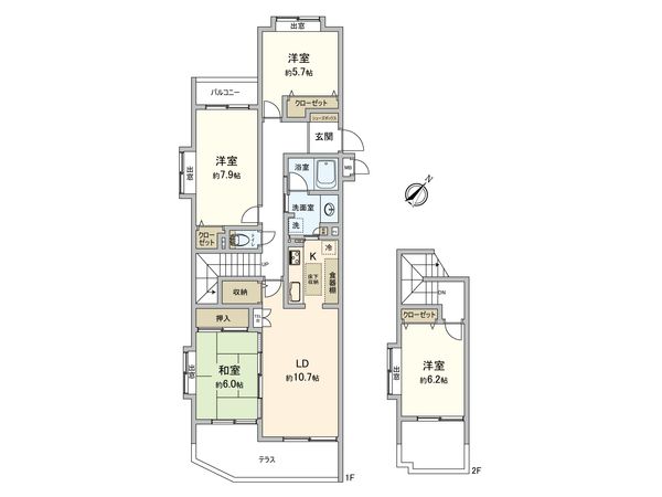 エクレール和光テラス 間取図(平面図) 間取図(平面図)