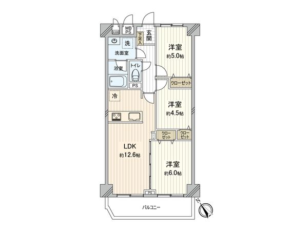 メゾン和光台 間取図(平面図) メゾン和光台 間取図(平面図)