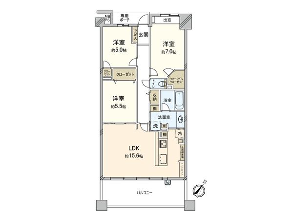 ライオンズガーデン成増ヴィスタヒル エアリーコート 間取図(平面図)
