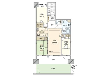 間取図(平面図)