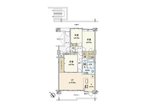 アーベイン和光南キッズパーク 間取図(平面図)