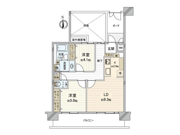 ファミール成増グランデージ 間取図(平面図) ファミール成増グランデージ 間取図(平面図)