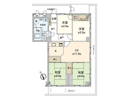 間取図(平面図)