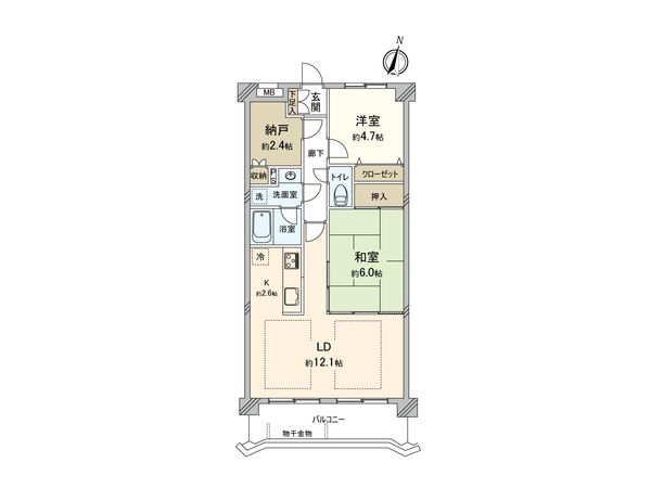 サンハイツ成増 間取図(平面図) サンハイツ成増 間取図(平面図)