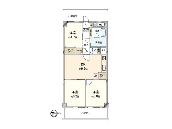 和光パークファミリア 間取図(平面図) 和光パークファミリア 間取図(平面図)