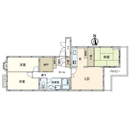 光が丘パークタウンゆりの木通り北住宅 2号棟 間取図(平面図) 光が丘パークタウンゆりの木通り北住宅 2号棟 間取図(平面図)