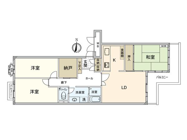 光が丘パークタウンゆりの木通り北住宅 2号棟 間取図(平面図) 光が丘パークタウンゆりの木通り北住宅 2号棟 間取図(平面図)