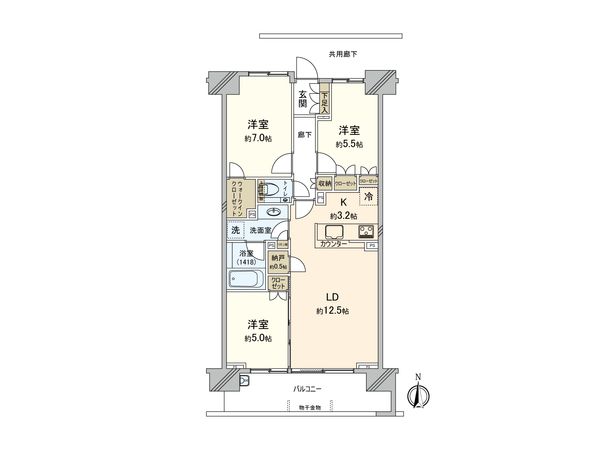 シティテラス成増 間取図(平面図) シティテラス成増 間取図(平面図)