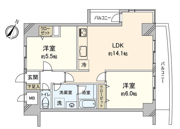 アーベイン赤塚 間取図(平面図) アーベイン赤塚 間取図(平面図)