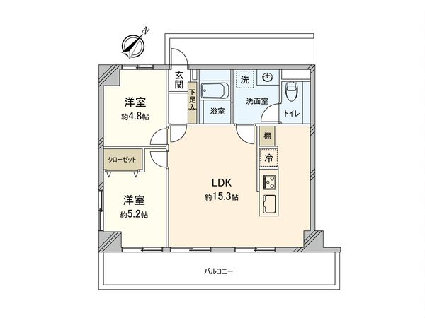 レーヴタケダ和光 間取図(平面図) レーヴタケダ和光 間取図(平面図)
