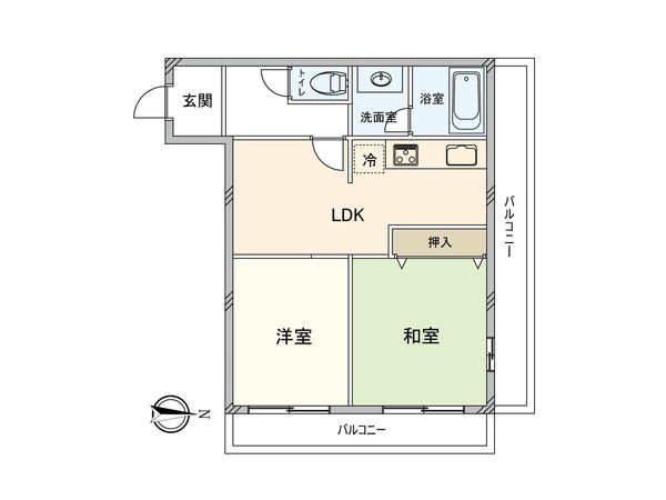 オリンポス成増 間取図(平面図) オリンポス成増 間取図(平面図)