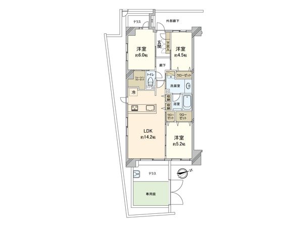 イニシア練馬北町 間取図(平面図) イニシア練馬北町 間取図(平面図)