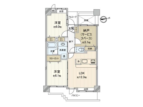 マイキャッスル光が丘 間取図(平面図) マイキャッスル光が丘 間取図(平面図)