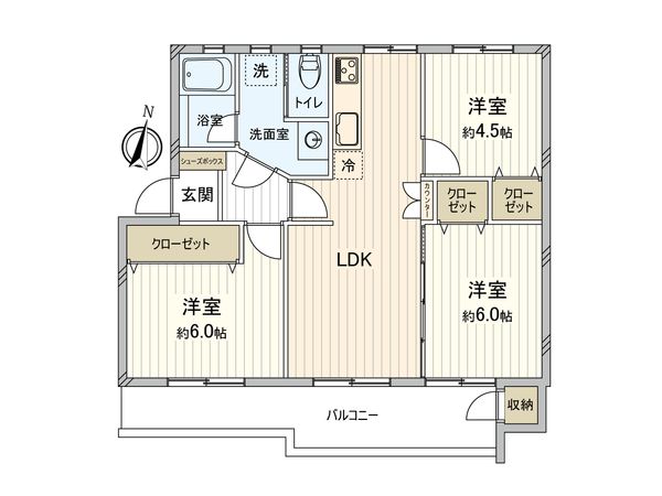 諏訪原団地 2街区3号棟 間取図(平面図) 諏訪原団地 2街区3号棟 間取図(平面図)