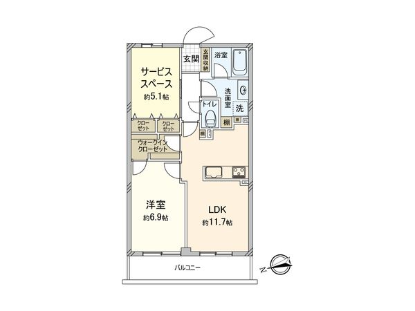 クリオ西高島平参番館 間取図(平面図) クリオ西高島平参番館 間取図(平面図)