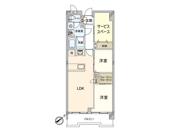成増ローヤルコーポ 間取図(平面図)