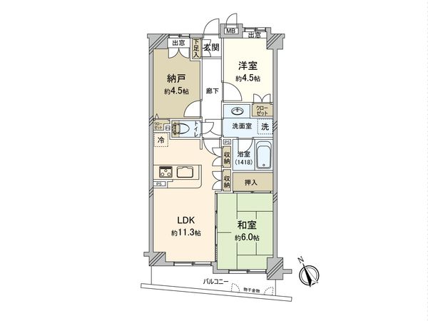 間取図(平面図)