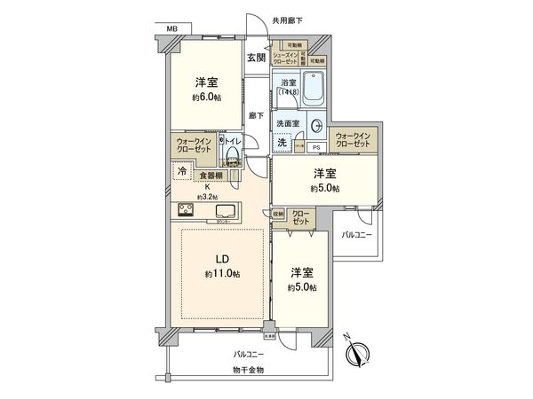 エクセレントシティ練馬北町 間取図(平面図) 間取図(平面図)