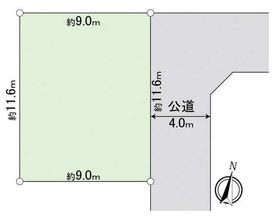 川越市大塚新町土地 区画図 川越市大塚新町土地 区画図