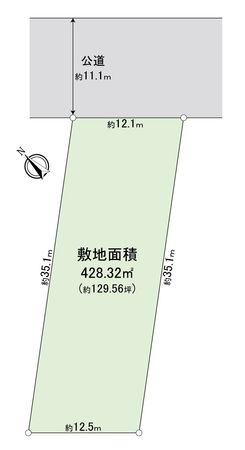 東松山市若松町2丁目 土地 区画図 東松山市若松町2丁目 土地 区画図