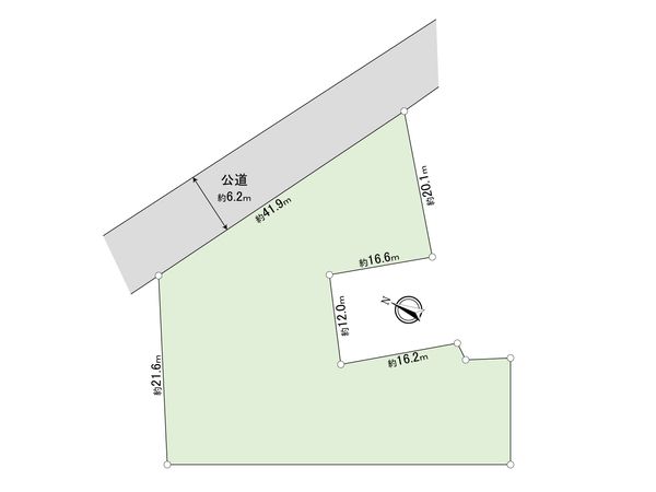 坂戸市大字横沼 土地 区画図 区画図