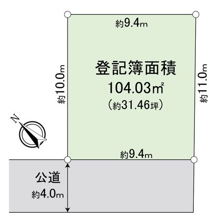 川越市旭町3丁目 土地 区画図 川越市旭町3丁目 土地 区画図