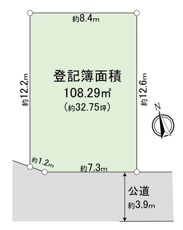 川越市霞ケ関北5丁目 土地 区画図 区画図