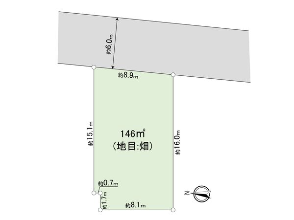 東松山市高坂2丁目 土地 区画図 東松山市高坂2丁目 土地 区画図