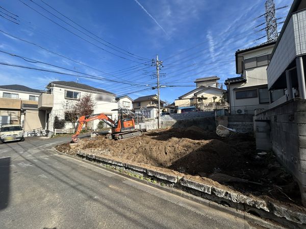 川越市寿町1丁目 土地 前面道路含む外観