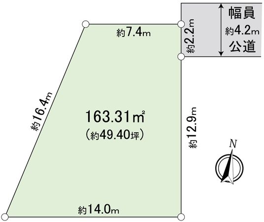 川越市上野田町 土地 区画図 川越市上野田町 土地 区画図