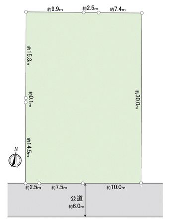 川越市南通町土地 区画図