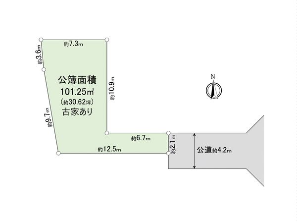 川越市大字砂新田 土地 区画図 区画図
