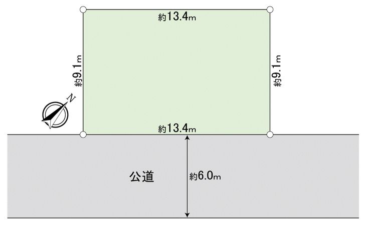川越市豊田町3丁目土地 区画図 区画図
