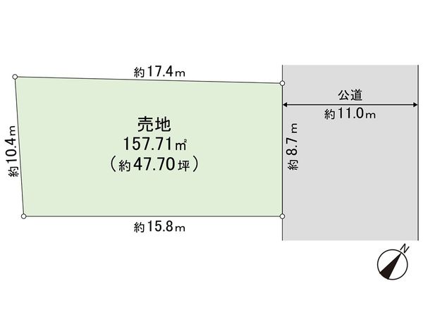 川越市中原町2丁目 土地 区画図 川越市中原町2丁目 土地 区画図