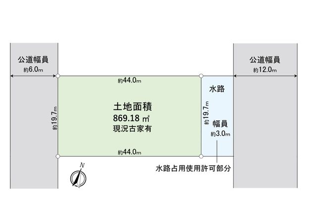 東松山市高坂6丁目 土地 区画図 東松山市高坂6丁目 土地 区画図