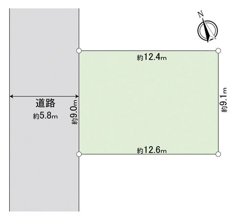 川越市東田町土地 区画図 川越市東田町土地 区画図