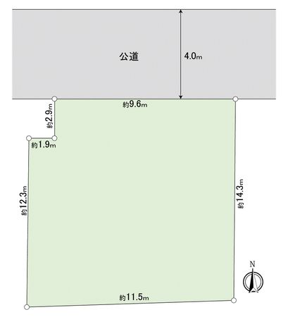 川越市田町土地 区画図 川越市田町土地 区画図