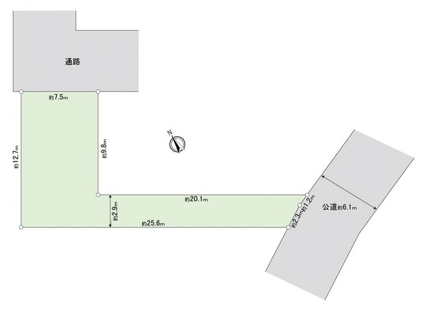 川越市神明町土地 区画図 川越市神明町土地 区画図