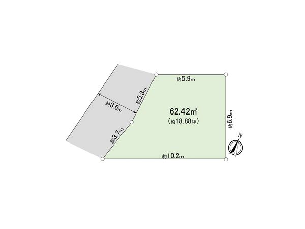 川越市大字笠幡 土地 区画図 区画図