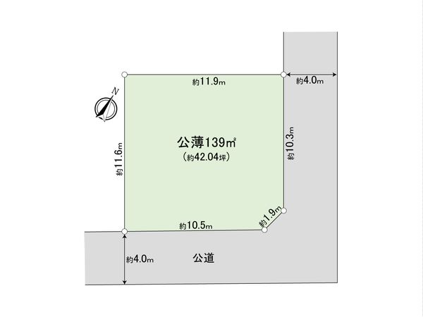 ふじみ野市市沢1丁目 土地 区画図 ふじみ野市市沢1丁目 土地 区画図