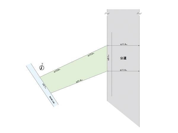 川越市神明町 土地 区画図